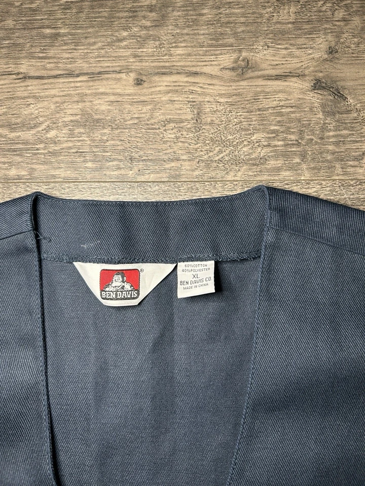 Chaleco Ben Davis Azul Marino Talla XL Hecho en EE. UU. Para Hombre Excelente Estado Usado Foto 4 de 4