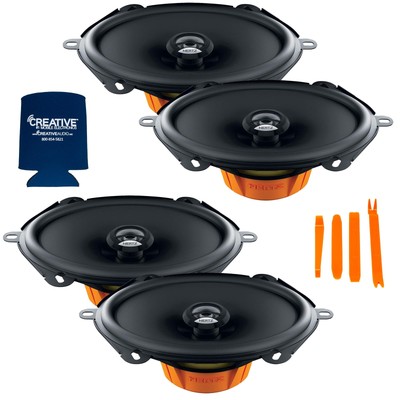 Hertz Two Pairs of DCX570.3 2-Way 5x7'' Coaxial Speakers