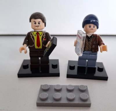 2x Block Figur + Original Lego Stein Jesse Pinkman & Saul Goodman Breaking Bad