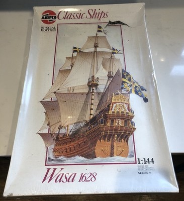 Vintage Royal Ship WASA 1628 Airfix Classic Ships Factory Sealed Neu 1987 BM28