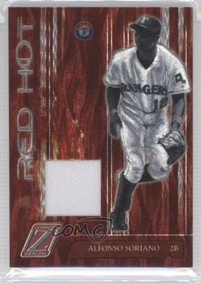 2005 Donruss Zenith Red Hot Jerseys 8/150 Alfonso Soriano #RH-5 0f8