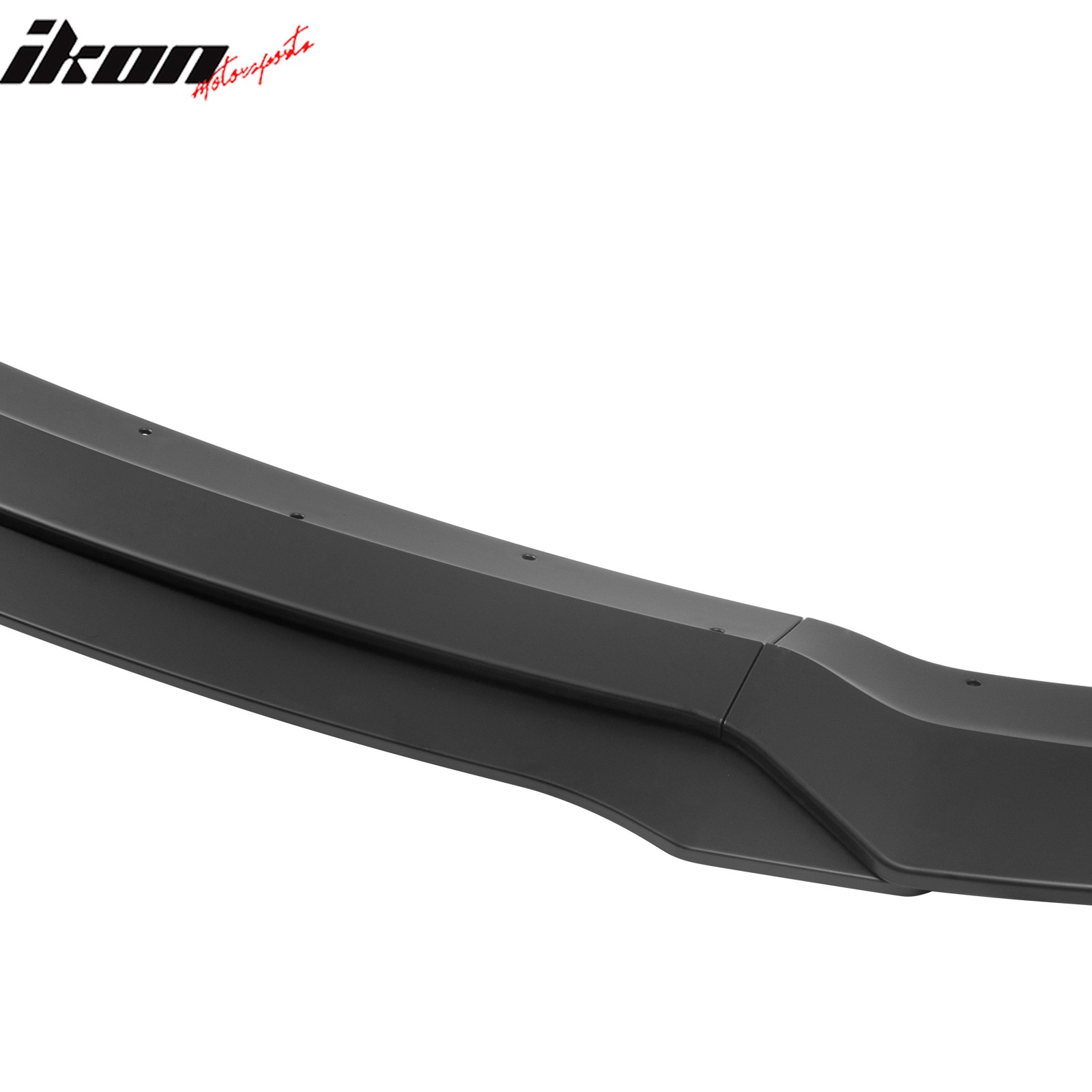 Fits 15-23 Dodge Charger SRT V7 C Style ABS Front Bumper Lip Matte Black 4PCS
