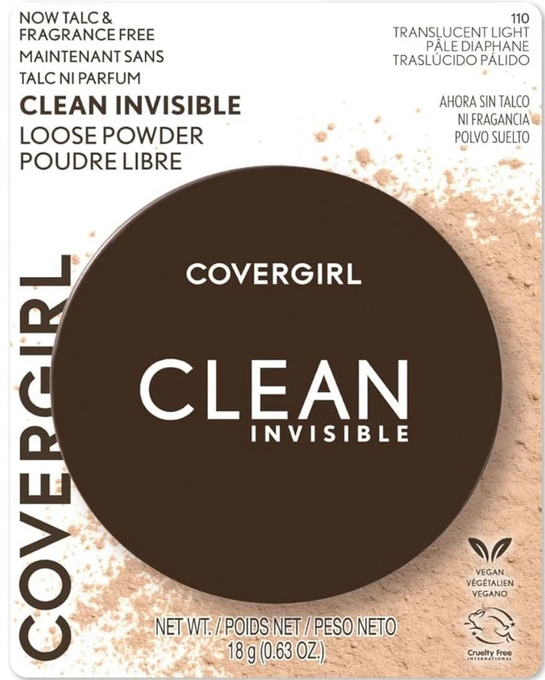 2X CoverGirl Clean Invisible Loose Powder #110 Translucent Light - Image 4 of 4