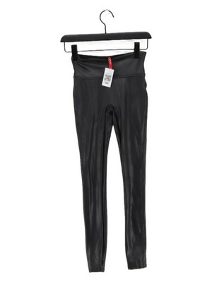 Spanx Damen Leggings XS schwarz Polyamid mit Elasthan, Polyester volle Länge