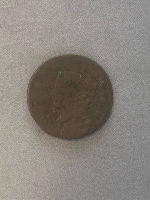 United States Matron Head Large Cent Dateless Cull Coronet #8130