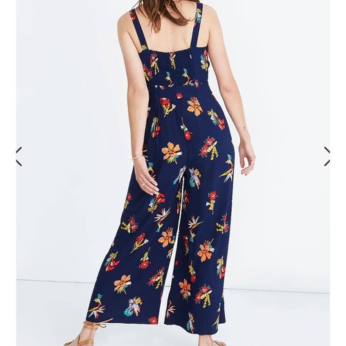 Madewell Plumeria Cutout Jumpsuit in Bird of Paradise size 10 n35 - Picture 6 of 7