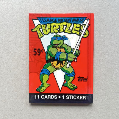 Ninja Turtles (1989) Trading Cards Booster Pack - Topps Teenage Mutant TMHT TMNT