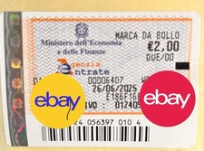 Marche da Bollo originali Giugno  2025 €2