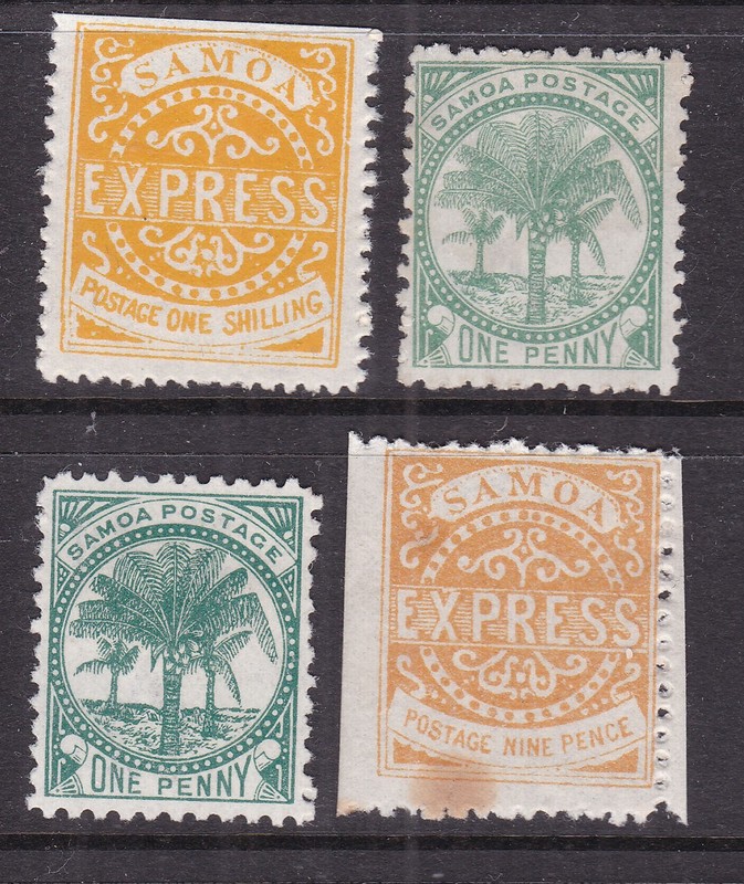 SAMOA ^^^^^^x4  better  hinge d    CLASSICS(  Palm TREES& Express)  @dco1957sa87
