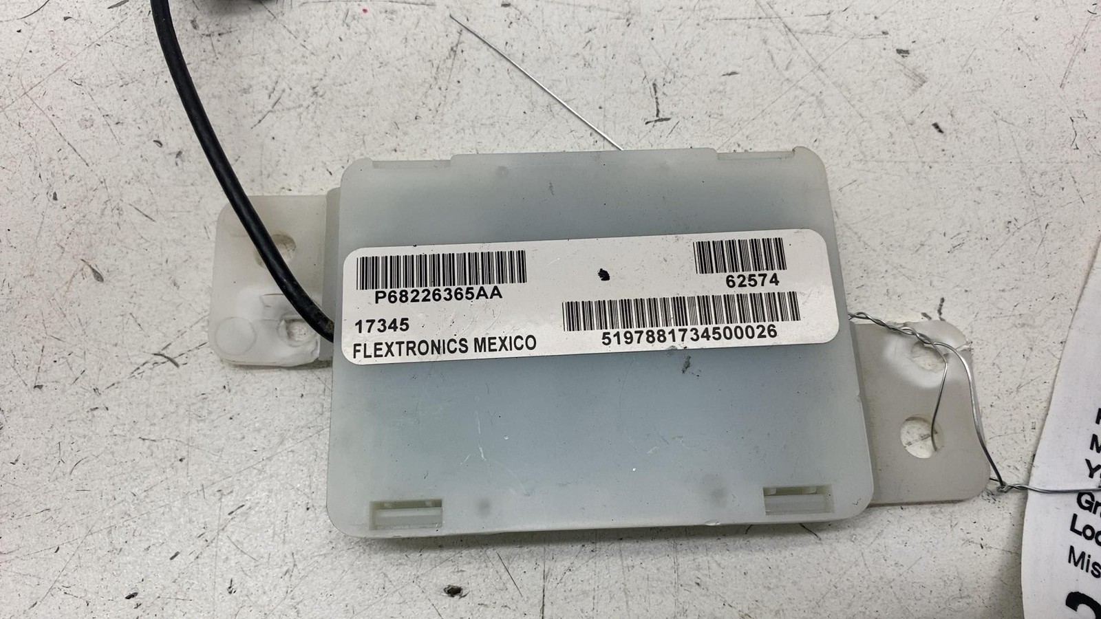 Maserati Ghibli 2020 Keyless entry module P/N 68226365AA