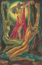 Albert Birkle : Kreuzigung : 1921 : Archival Art Print