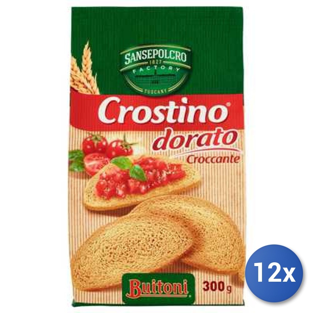 12x Buitoni Delverde Golden Crouton Crostini Crispy 300 g