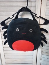 Original Squishmallows Bella The Black Spider Halloween Treat Pail