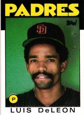 1986 Topps #286 Luis DeLeon