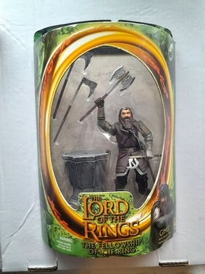Lord of the Rings Gimli Action Figure With Battle Axe Toy Biz 2001