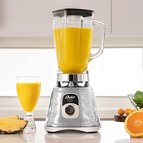 Oster Original 3 Speed Chrome Blender, 6 Times more Durable Motor, 10 Times S...