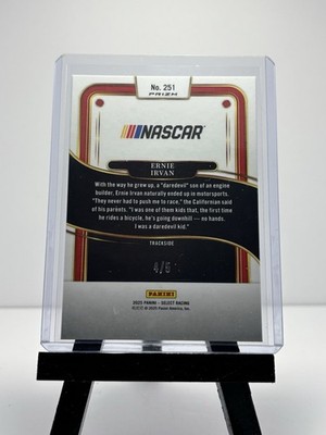 2025 Panini Select Trackside Ernie Irvan Green /5 | eBay