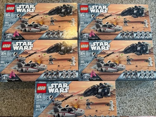 Lego Star Wars: 40755 Imperial Dropship vs. Rebel Scout Speeder Lot of 5 Sealed