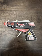 Lion MF 888 Sparkling Tin Litho Pistol/Raygun-Flint Operated-Working