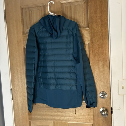 Gerry Puffer Jacket Men's Aqua Medium Fillpower 650 Down Full Zip - Picture 7 of 7