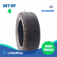Set Of 4 Used 27555r20 Goodyear Wrangler Ultra Terrain At 113s - 9.532