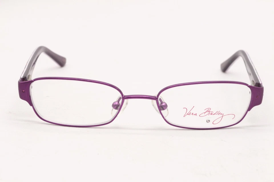 NUEVAS GAFAS VERA BRADLEY FLUTTERBY (FBY) PÚRPURA AUTÉNTICO DISEÑADOR 46-16 Foto 2 de 4