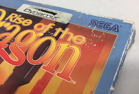 COMPLETE Rise of the Dragon SEGA CD Manual CIB Cardboard Box REG CARD - TESTED
