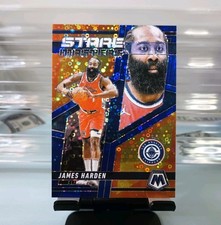 2024-25 Panini Mosaic #19 James Harden Stare Masters Blue Fast Break SSP #/85