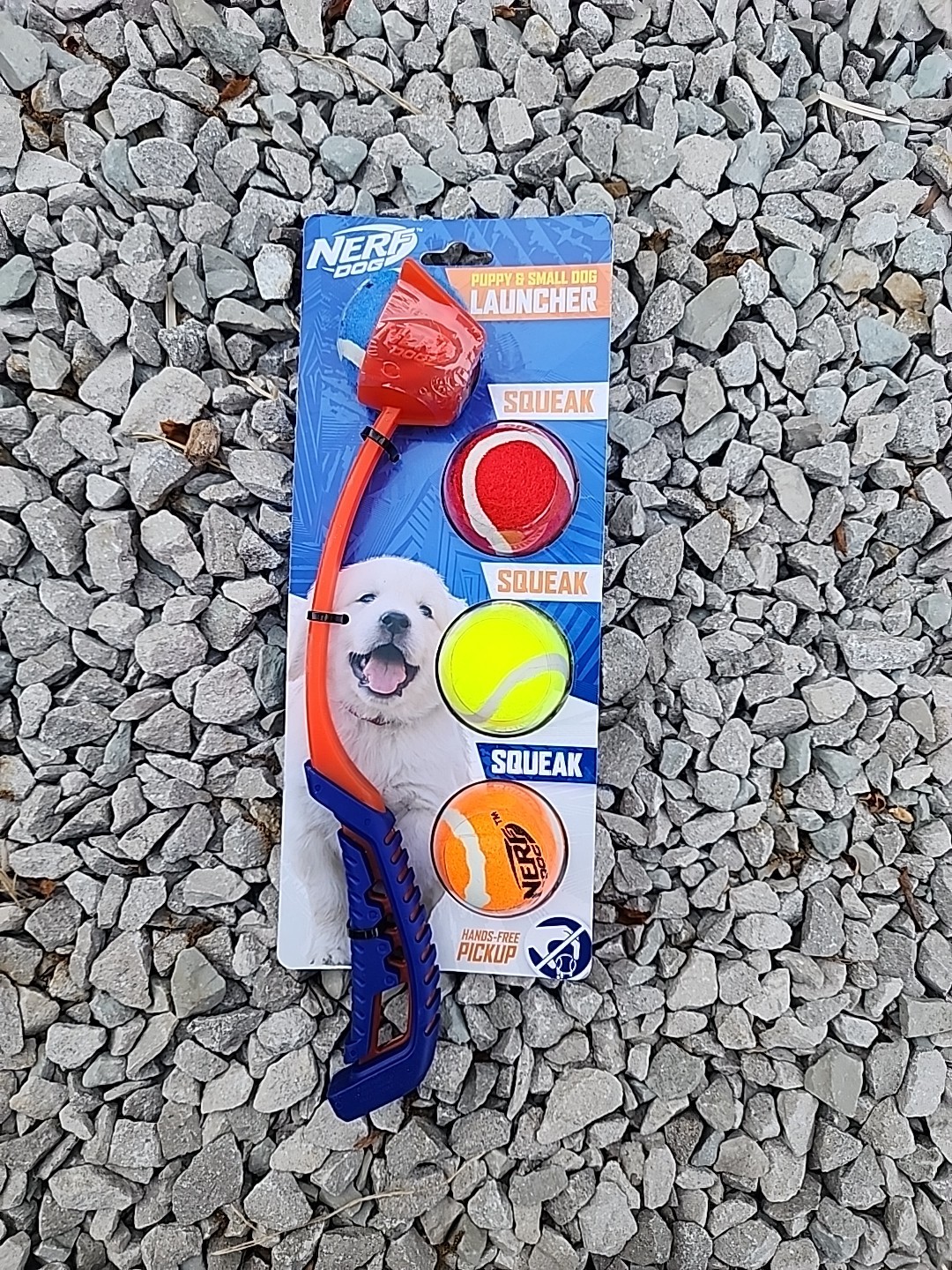 Nerf Dog 5-Piece Ball & Launcher Combo 13" Launcher 4 Multic