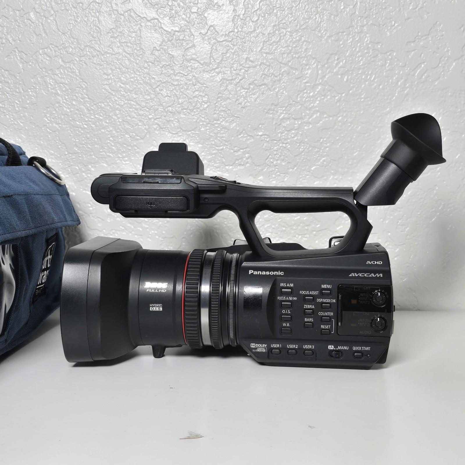Panasonic AG-AC90PJ AVCCAM  Camcorder Bundle W/ Porta Brace Bag 