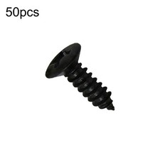 50X Iron Guitar Pickguard Screws For Fender Strat/Tele Electric Guitar Bass B