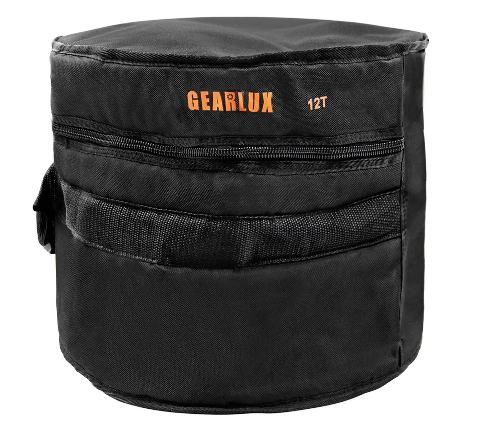 Gearlux Drum Bag Set: 12" Tom, 13" Tom, 14" Snare, 16" Floor Tom, 22" Bass Drum - Image 2 of 4