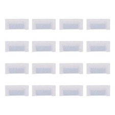 16Pcs Covered Drapery Weights, 20g Iron Curtain Bottom Weights, White