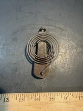 Vintage Clock Coil Gong – Strike Gong with Mounting Bracket / Chime Coil