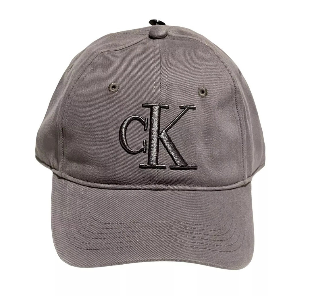 Calvin Klein Unisex Hat Cap CK Logo 45003273FA Dark Gray One Size