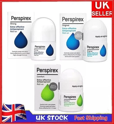 Perspirex Antiperspirant Roll-On Strong Comfort Original Control Sweat &Odour ,.