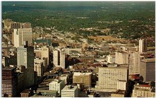 Downtown Skyline Atlanta Georgia Unused Postcard