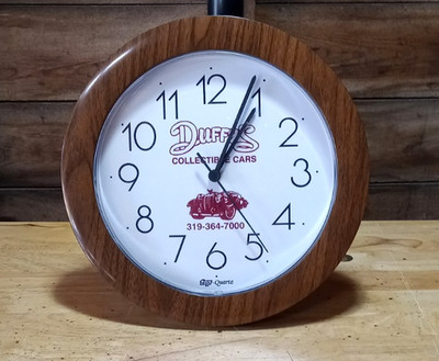Duffy's Collectable Cars Wall Clock - Top Quartz Clocks