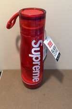Núcleo de vidrio Supreme X Zoku 16 oz. Botella Doble Pared Vidrio Diseño a Prueba de Fugas Rojo