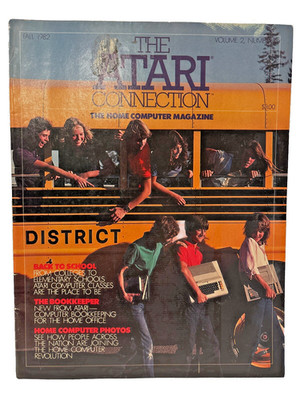 1982 Atari Connection Magazine Vol 2 No 3 Vintage Atari Computer Retro Tech