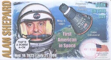 Computer Designed Birth of NASA Astronaut Alan Shepard Event Cover