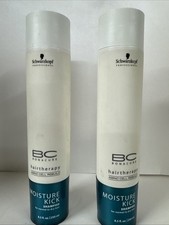 2 Pack Schwarzkopf Professional BC Bonacure Moisture Kick Shampoo 8.5 floz 250ml
