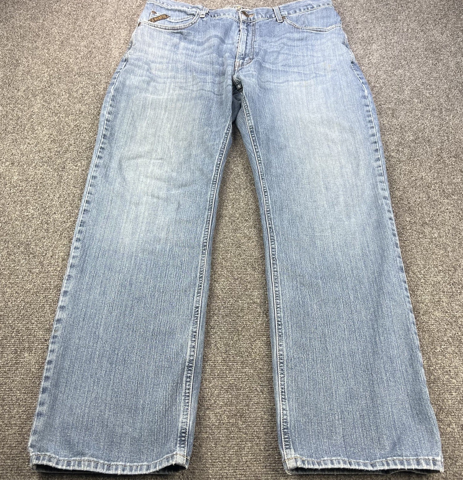 Ariat Jeans Men 38x34 M4 Relaxed Straight Work Denim Western Legacy WEAR