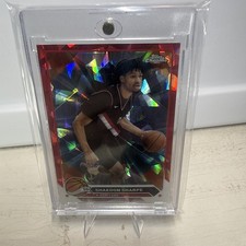 Topps Chrome Red Sapphire Shaedon Sharpe 15 Portland 2022-23