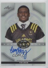 2015 Leaf US Army All-American Bowl Metal Tour Auto Tim Irvin #ATA-TI1 Auto 1i9
