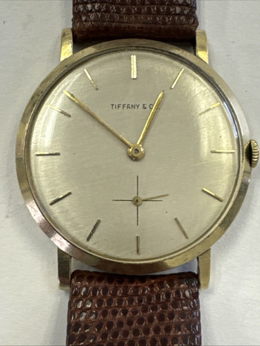 Vintage Tiffany & Co 14K Solid Gold 17 Jewels Watch