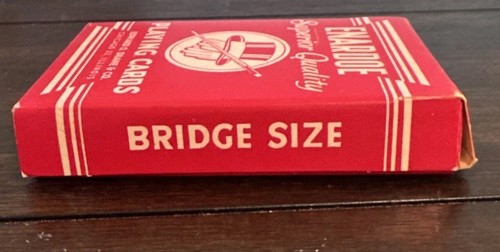Vintage Enardoe Superior Quality Bridge Playing Cards Red Trick Linen Cards - Picture 5 of 7