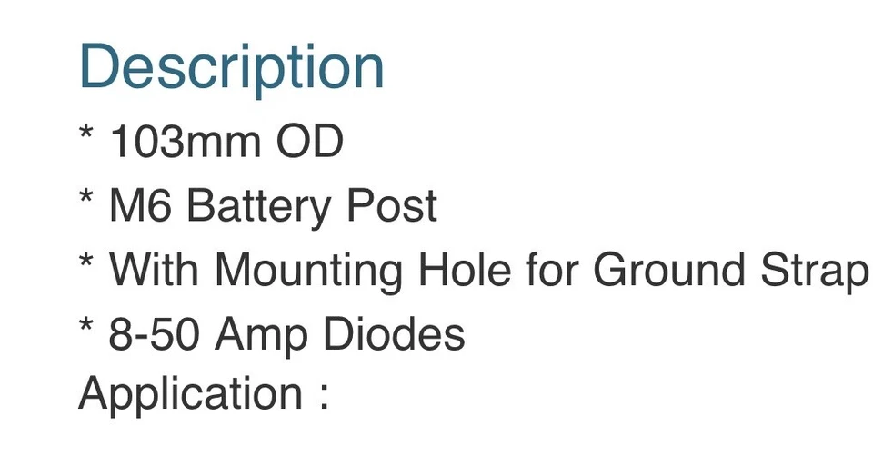 Alternator Parts For Toyota Prado KZJ95R KZJ120R 3.0L 1KZ-TE Turbo Diesel - Image 2 of 4