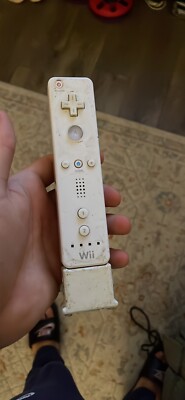 Nintendo Wii Remote Control - White With Motion Plus Adapter