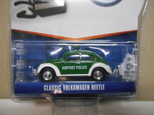 VOLKSWAGEN BEETLE/KAFER/COX CLASSIC POLICE COPENHAGEN DENMARK 1:64 GREENLIGHT - Imagen 2 de 2